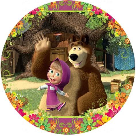 Oblea Marsha Y El Oso Mundo De Fantasia Eventos