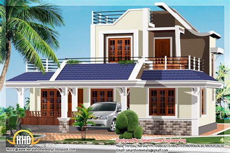 Kerala style house elevation - 1600 sq.ft. | home appliance