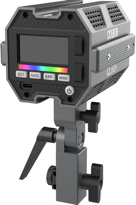 COLBOR CL60R RGB COB LED Monolight, Output 22,974 Lux at 3.3' (6500K ...