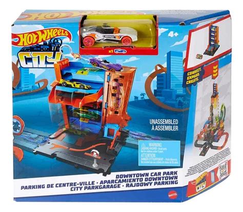 Pista De Carrinho Hotwheels Elevador Estacionamento City Frete grátis