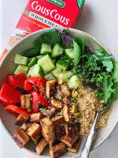 CousCous Nourish Bowl With Tofu Vegetables San Remo Recipe