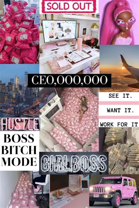 Girl Boss Boss Babe Independent Confident Rich Girl Wallpaper Boss Aeshetic Vision Board