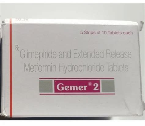 Gemer 2 Mg Tablets Packaging Type Strips At ₹ 120strip In Nagpur