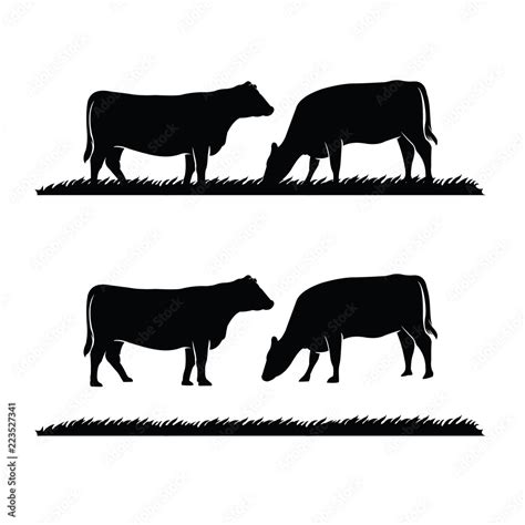 Vintage Cattle / Beef logo design inspiration vector Stock Vector ...