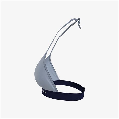 Tommy Hilfiger Triangle Fixed Foam Kadın Gri Bikini Üstü KADIN Mayo Bikini SuperStep