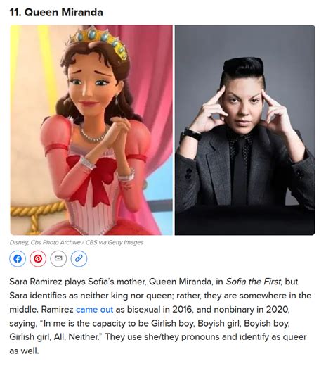 Cool that Queen Miranda's VA is bisexual and non-binary : r/sofiathefirst