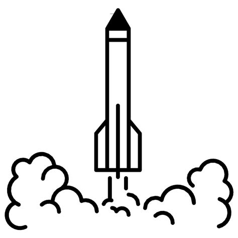 Astronomy Launch Rocket Vector Svg Icon Svg Repo