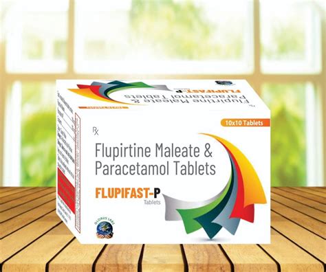 Flupirtine Maleate And Paracetamol Tablets At Rs Stripe