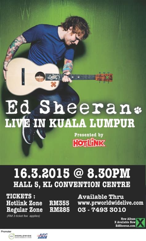 Hotlink presents Ed Sheeran & The Script concerts in Malaysia