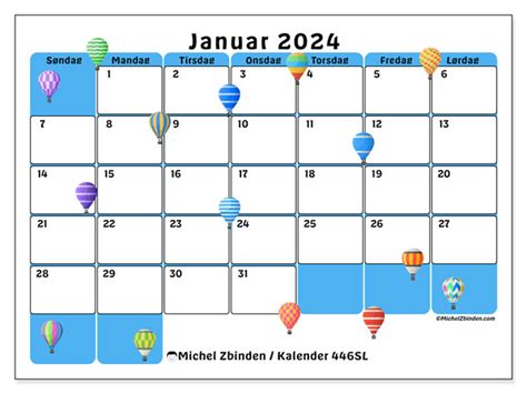 Kalender Januar 2024 446 Michel Zbinden NO