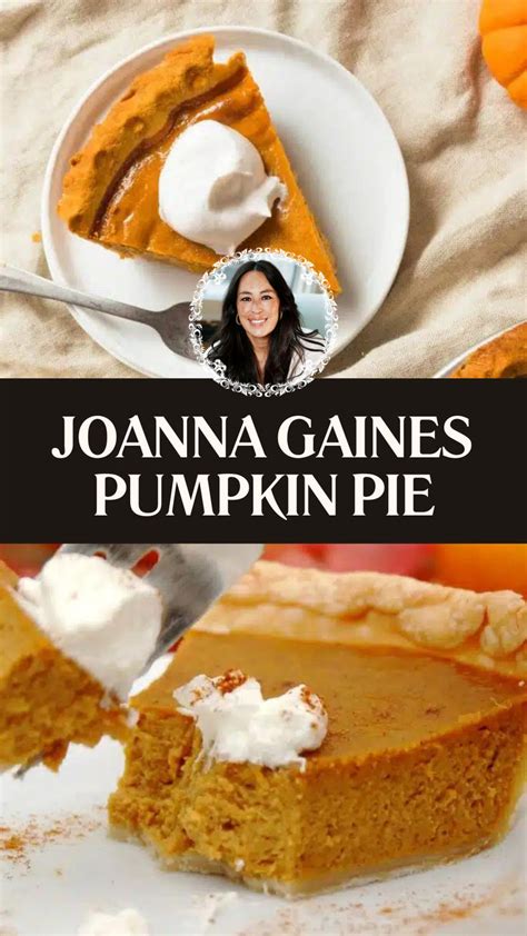 Joanna Gaines Pumpkin Pie Recipe Delish Sides Recipe In