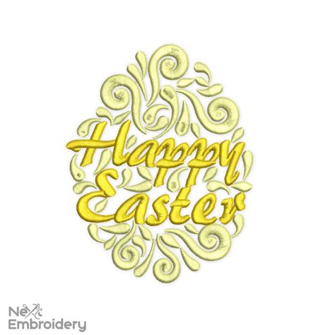 Happy Easter Embroidery Design Nextembroidery