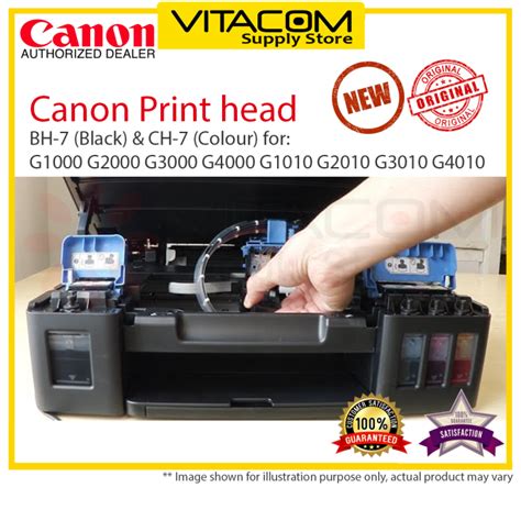 Original Canon G1010 G2010 G3010 G4010 Print Head Printhead Cartridge Ca91 Bh 7 Bh7 Black And