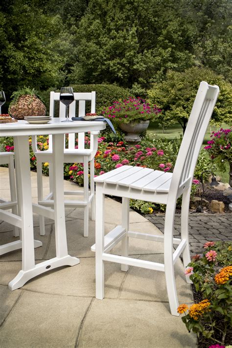 Polywood® Vineyard 5 Piece Nautical Trestle Bar Set Pws349 1 Polywood®