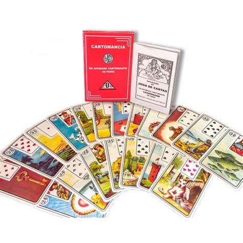 Baralho Tarot Cigano Cartomancia Lenormand Cartas Acompanha Manual