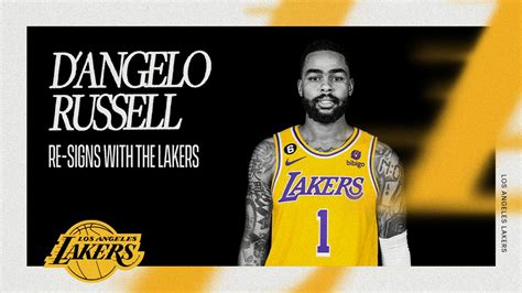 Los Angeles Lakers Re Sign D Angelo Russell NBA