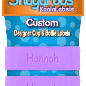 PACK Of 2 Personalized Daycare Labels Baby Bottle Labels Sippy Cup