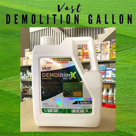 Vast DEMOLITION X 480 SL Herbicide Gallon Shopee Philippines