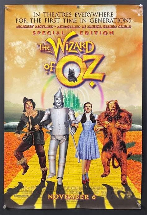 Original Wizard Of Oz Movie Poster