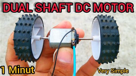 How To Make Dual Shaft Dc Motor 100 Working At Home Dc Motor Hack