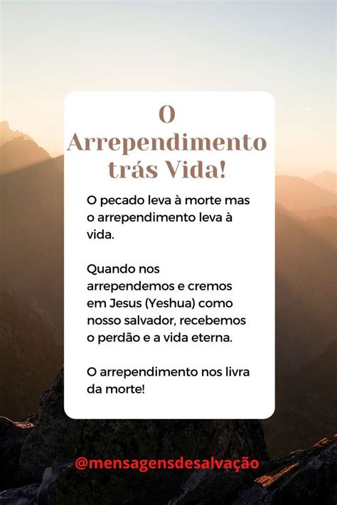 O Arrependimento Tr S Vida Arrependimento Versiculo Sobre