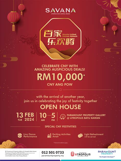 Chinese New Year 2024 Events And Roadshows Penang Property Talk