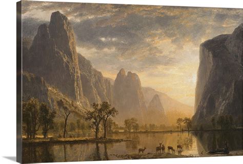 Valley Of The Yosemite By Albert Bierstadt Wall Art, Canvas Prints ...