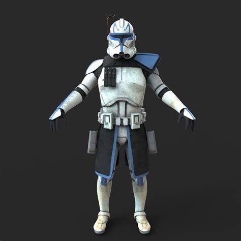 Captain Rex Phase Custom Full Body Wearable Armor With Helmet D