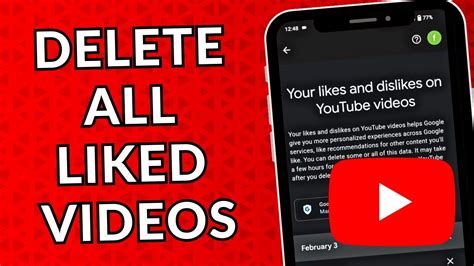 How To Delete All Liked Videos On Youtube At Once Youtube