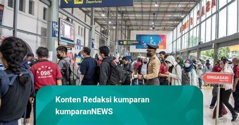 Foto Peningkatan Penumpang Kereta Api Jelang Libur Natal Kumparan