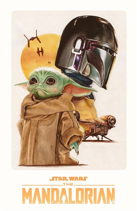 The Mandalorian and Grogu Poster/print - Etsy