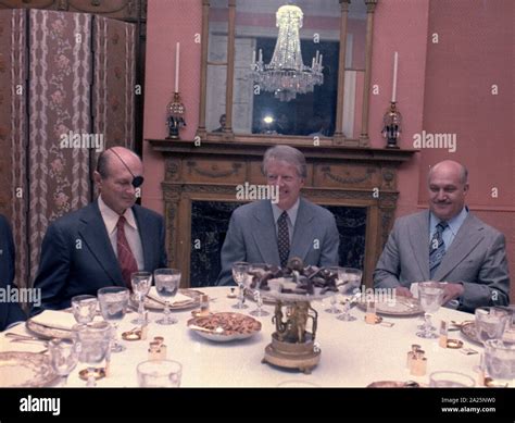 Photograph of jimmy carter at blair house for israeli and egyptian ...