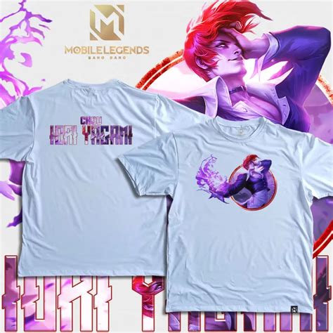 Chou Iori Yagami T Shirt MLBB Tees Mobile Legends Bang Bang T Shirts