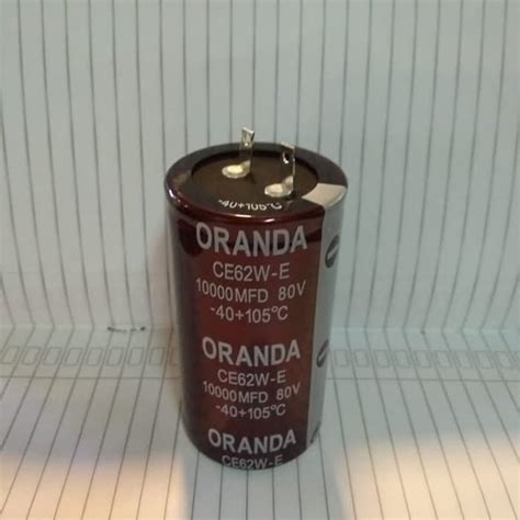 Jual Capacitor Elco 10000 Uf 80V Oranda Di Lapak KeA Sparepart Bukalapak