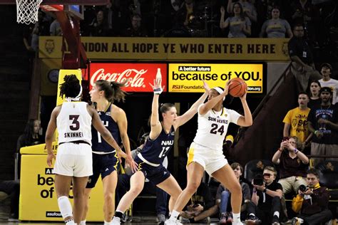 Asu Womens Basketball Sun Devils Earn Narrow 69 68 Win Over Nau