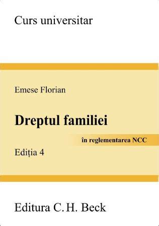 Dreptul Familiei In Reglementarea Noului Cod Civil Editura Hamangiu