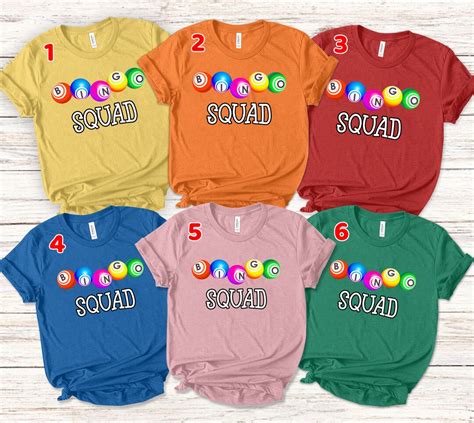 Bingo Squad Shirt Bingo T Shirt Bingo Game Lover Funny Bingo Player