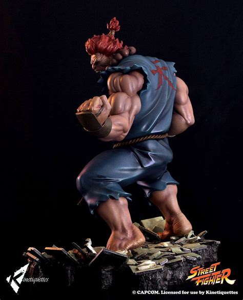 Kinetiquettes Street Fighter Akuma Raging Demon Diorama Q