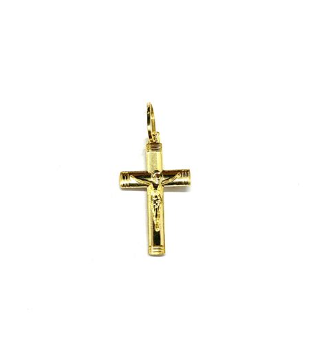 Pingente Ouro 18k Crucifixo Fosco Jota Joias Premium Desde 1 983