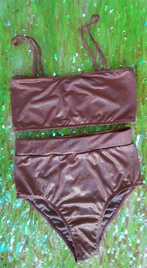 Conjunto Carnaval Top e Hot Pants Rosê Nude Glitter m Elo7