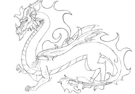 Dragon Drawing In Progress By Lupineborn On Deviantart