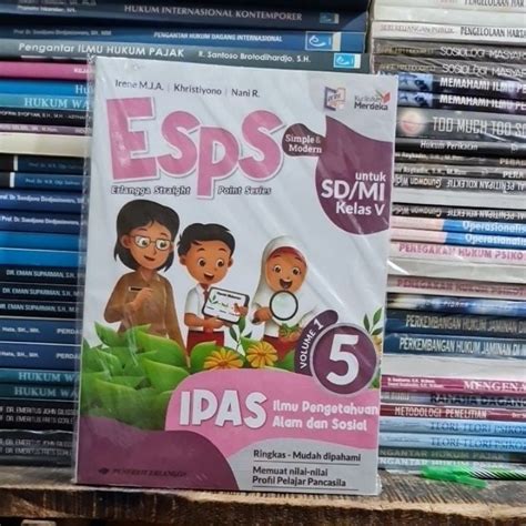 Jual ESPS IPAS KELAS 5 SD VOLUME 1 KURIKULUM MERDEKA BY Irene MJA