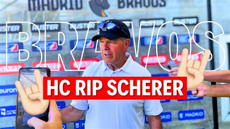 Rueda De Prensa HC Rip Scherer Madrid Bravos Vs Paris