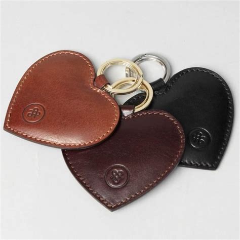 The Mimi Heart Shaped Key Ring Various Colours Hardtofind