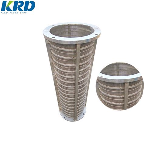 Krd Industrial Starch Screen Wedge Wire Pressure Wedge Wire Screen