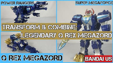 TRANSFORM COMBINE Q REX MEGAZORD POWER RANGER SUPER MEGAFORCE BANDAI