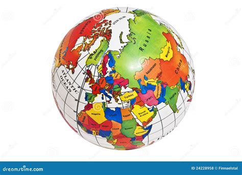 Map of the Northern Hemisphere Stock Photo - Image of country, france ...