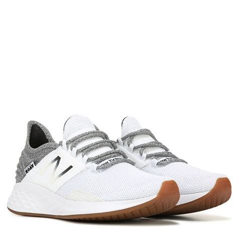 New Balance Womens Fresh Foam Roav Running Shoes Whitegreygum