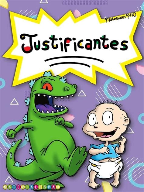 Portada Rugrats Etiquetas De Material Escolar Etiquetas Preescolares