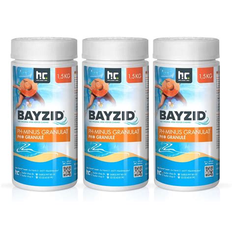 Bayzid Ph Minus Granulat X Kg Zur Senkung Des Ph Werts F R Pools